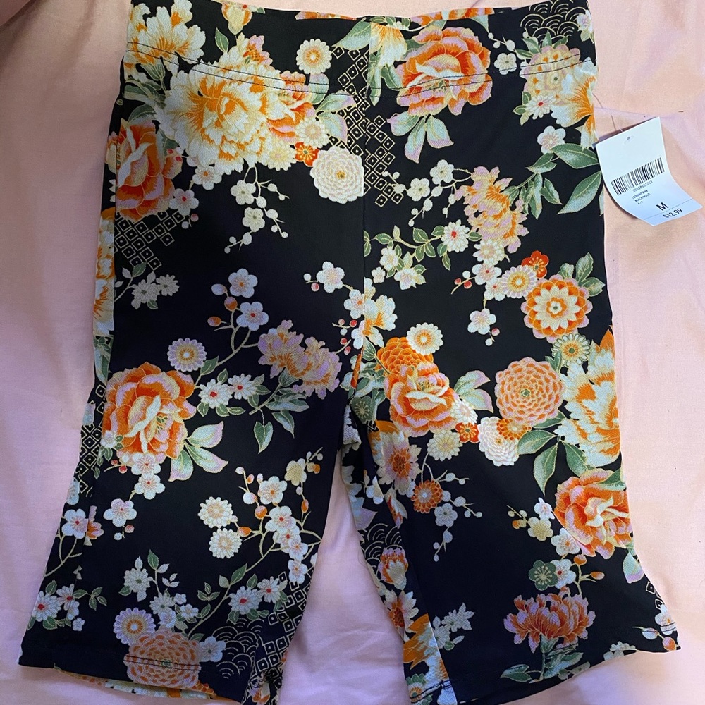 Floral Bike Shorts